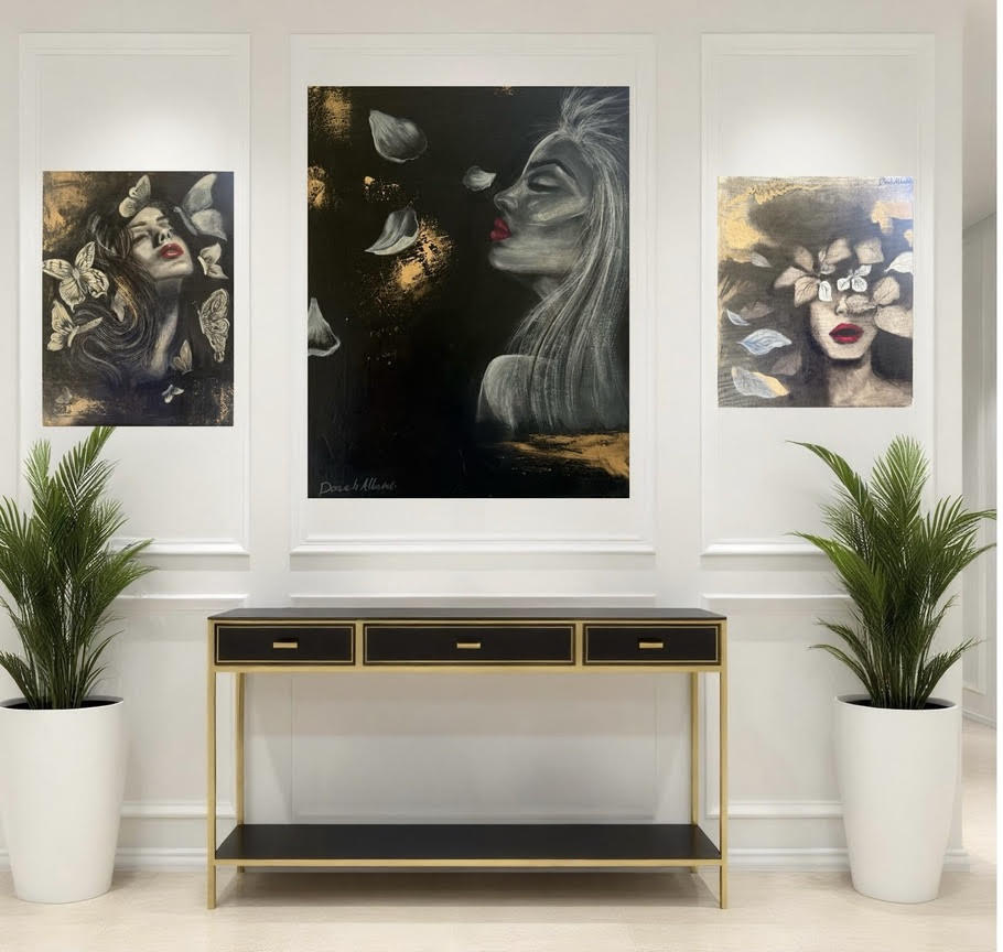Self Love: Exploring Light and Shadow in Three Paintings